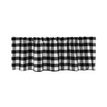 Cottage Style Window Valance Red White Plaid 1 Piece