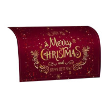 Red Christmas Mailbox Cover Waterproof Magnetic Outdoor