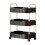 Kitchen Storage Cart 3-Tier with Armrests 1