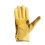 Men's Leather Work Gloves Adjustable Wrist Palm Patch 7