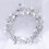 Star Tree Decorations Rattan Silver 5 Pieces 8