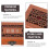 Mundharmonika-Box aus Holz, hellbraun, 1 Set 8