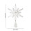 LED Snowflake Tree Topper Metal 13 inches 7