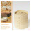 Bamboo Steamer Set Light Yellow 14x5.1x5.1 in 6