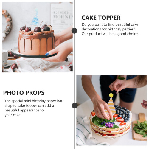 Διακοσμητικά για cupcakes γενεθλίων Supvox σε διάφορα χρώματα 50 τεμάχια 1