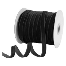Fluwelen lint voor knutselwerk en cadeauverpakkingen, 25 mm, 10 m