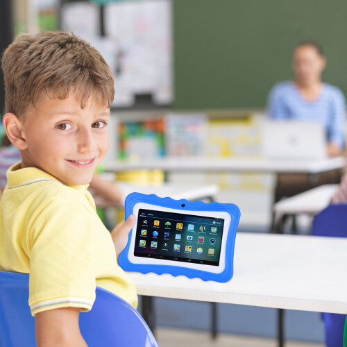 7-inch Android-tablet met quad-core processor, 1 GB RAM en 16 GB opslag. 1