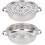 Cuit-vapeur en acier inoxydable 28 cm 6