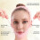 V Face Beauty Bandage Ροζ μάσκα για το πηγούνι με σχέδιο ρυτίδων 2