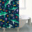 Badrumsdraperi för barn Shark Zone 72x84 tum Vattentät polyester 4
