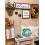 Fodere per cuscini decorativi in stile rustico, set da 4 pezzi, 50x50 cm, blu 4