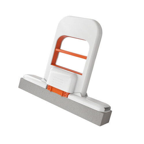 DAMAI Mini Mop de Mesa Dobrável com Esponja Auto-Torcedora Preta 1