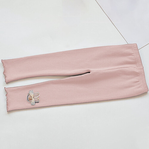 Thermische legging voor meisjes, kaki, maat 7-8 1