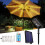 Solar parasolverlichting met LED-technologie, 8 standen, draadloos 2