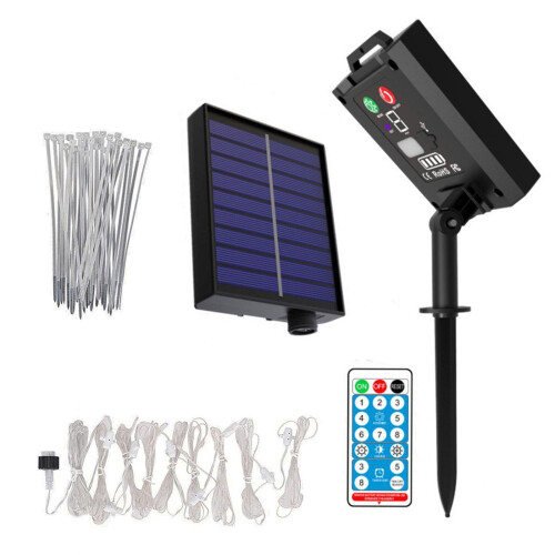 Solar parasolverlichting met LED-technologie, 8 standen, draadloos 2