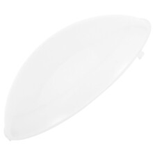 Couvercle de lampe de secours NICEXMAS, blanc, rond, en plastique, 26,4 cm (10,4 po)