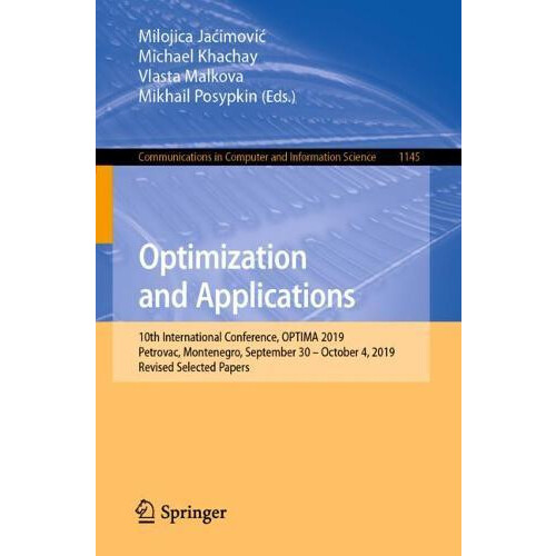 Optimization and Applications 10th International Conference OPTIMA 201
