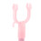 LEORX Pink Clothing Reaching Rod Adjustable Telescoping 3