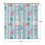 Douchegordijn van schelpen, waterdicht polyester, 72x72 inch 3