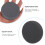 Un outil d'affûtage de couteau rond noir à double face 5