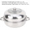 Cuit-vapeur en acier inoxydable 28 cm 5