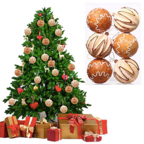 Χριστουγεννιάτικα Στολίδια από Αφρό Gingerbread Man Σετ 8εκ. 2