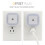 Luminária de parede LED noturna com sensor de luz automático (pacote com 10 unidades) 2