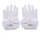 Luvas de renda branca, estilo elegante (1 par) 3