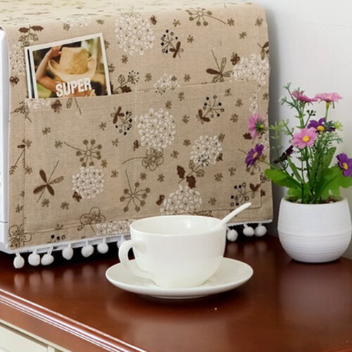 Couvercle anti-poussière pour micro-ondes avec 2 sacs de rangement 1