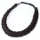 Synthetisches geflochtenes Haarband, dick, breit, elastisch 3