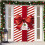 Painel de Natal para Porta com Laço Vermelho 35,478,7 polegadas 4