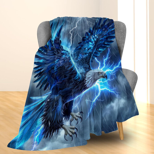 Eagle flanellpledd, mykt og koselig, 150  130 cm 1