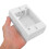 Supvox surface mount switch box white weatherproof 6