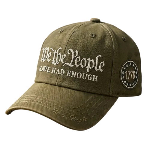 We The People Retro Washed Baseball Cap 1776 Stars