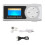 Reprodutor de MP3 portátil com lanterna e tela LCD prateada 1