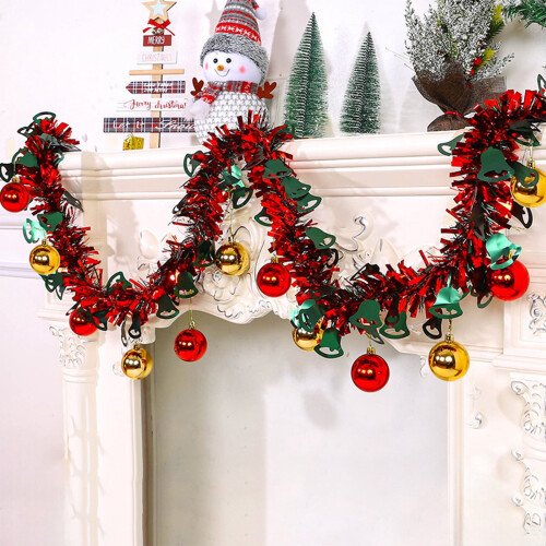 Guirlande de boules de Noël, décoration de Noël
