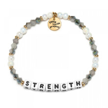 Je kunt dit! Armband van acryl kristallen kralen, handgemaakt.