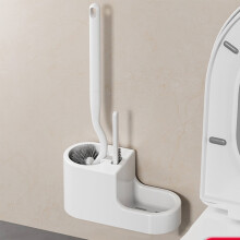 WC-Bürste mit harten Borsten, Badezimmer-Reinigungsset mit langem Griff