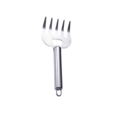 Desmenuzadora de carne de acero inoxidable de 5 garras, 18,4 cm (7,28 pulgadas)