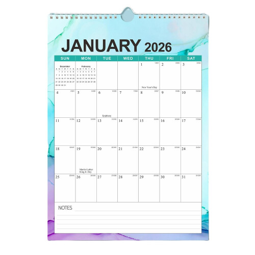 International feriekalender vægplanlægger 18 måneder