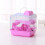 Gaiola quadrada para hamster rosa claro com dupla camada (1 peça) 6