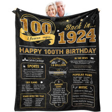 Kuscheldecke zum 50. Geburtstag, 152 x 127 cm