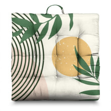 Boho hollandsk fløjlsmeditationspude 61 cm firkantet