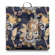 Paisley Meditationskissen Boho Quadratisch 22x22