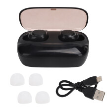Fones de ouvido Bluetooth sem fio, à prova d'água, com controle por toque e sem ruído.