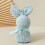 Serviette de bain lapin 30 x 75 cm, absorbante et douce 1