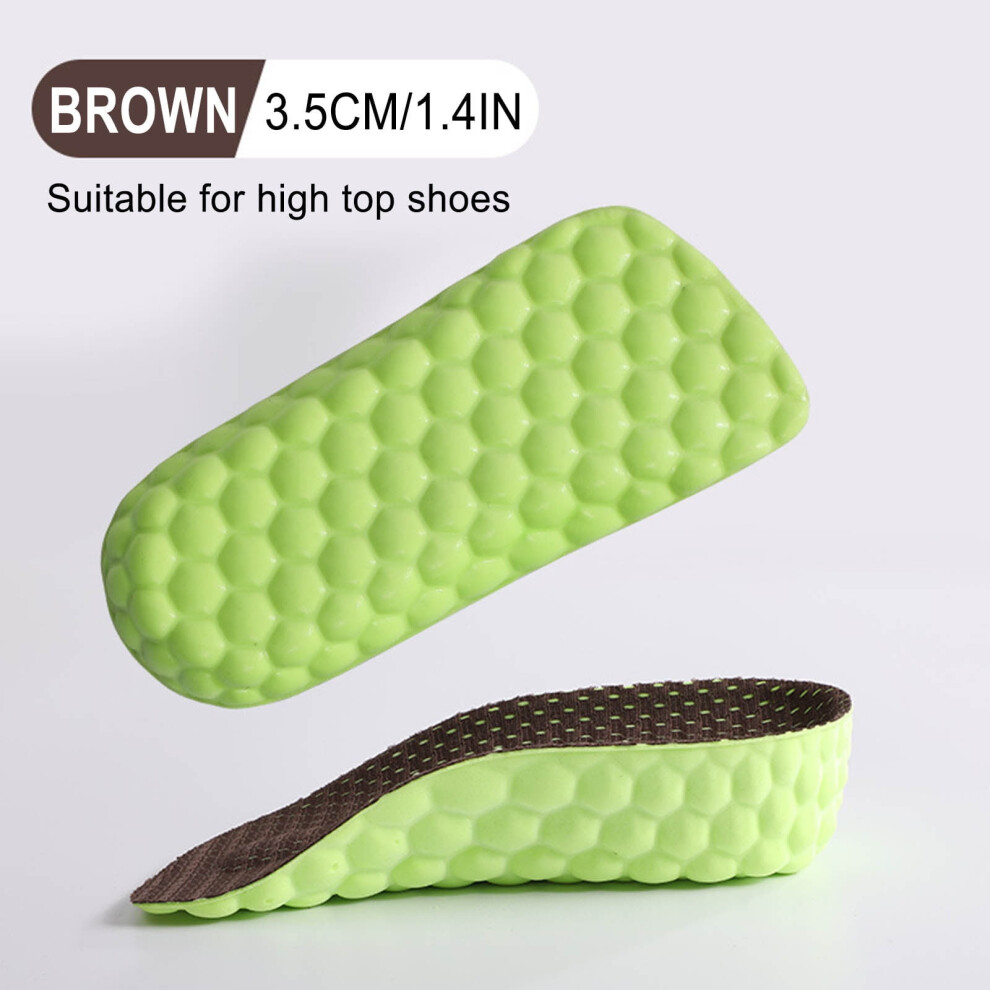 Height Increase Insoles with Arch Support and Shock