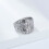 Women's Stainless Steel Wedding Band Ring Silver Size 8 3