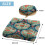 Μαξιλάρι διαλογισμού Paisley Boho Square 22x22 ίντσες 5