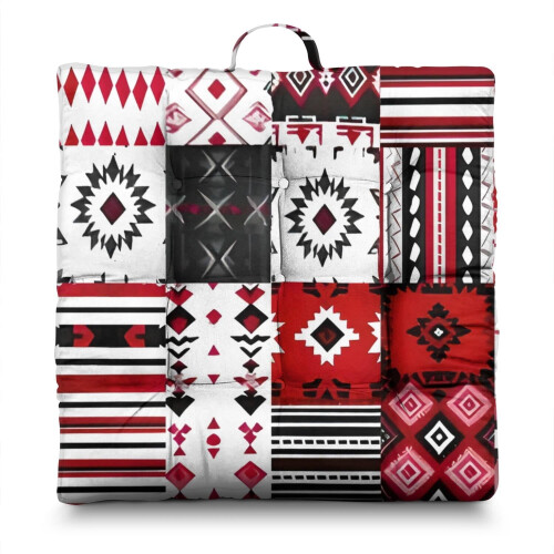 Μαξιλάρι διαλογισμού Boho Square Dutch Velvet 22 ιντσών
